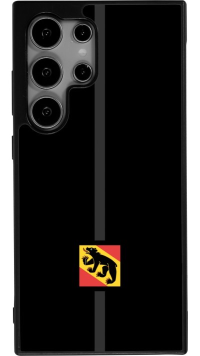 Coque Samsung Galaxy S24 Ultra - Silicone rigide noir Canton BE noir