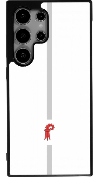 Coque Samsung Galaxy S24 Ultra - Silicone rigide noir Canton BL blanc