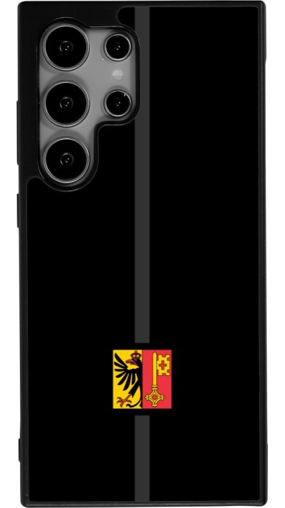 Coque Samsung Galaxy S24 Ultra - Silicone rigide noir Canton GE noir