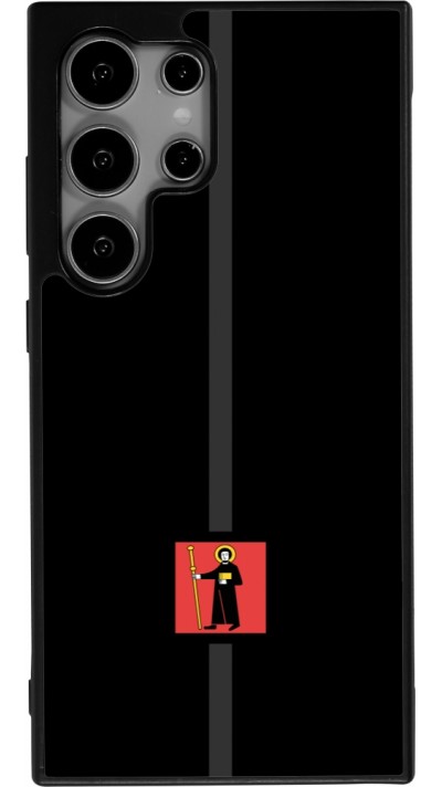 Coque Samsung Galaxy S24 Ultra - Silicone rigide noir Canton GL noir