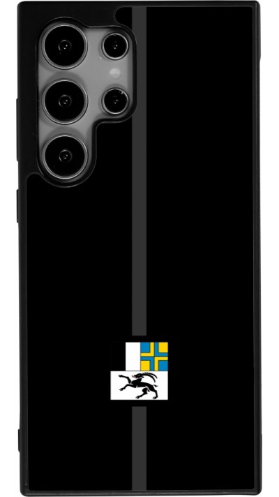 Coque Samsung Galaxy S24 Ultra - Silicone rigide noir Canton GR noir