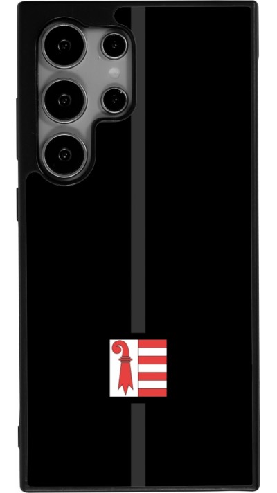 Coque Samsung Galaxy S24 Ultra - Silicone rigide noir Canton JU noir