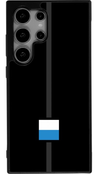Coque Samsung Galaxy S24 Ultra - Silicone rigide noir Canton LU noir