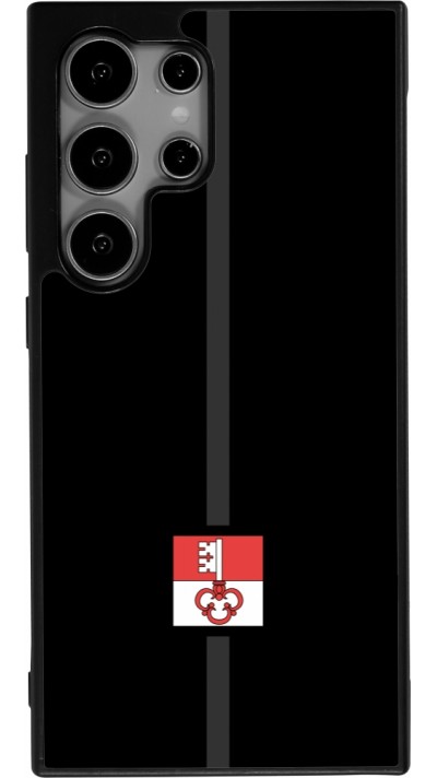 Coque Samsung Galaxy S24 Ultra - Silicone rigide noir Canton OW noir