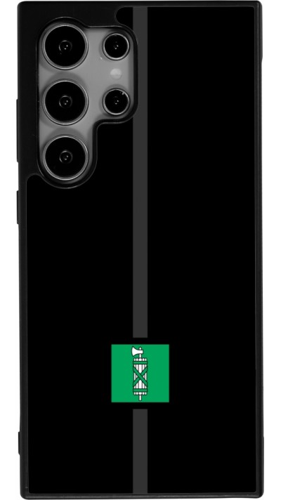 Coque Samsung Galaxy S24 Ultra - Silicone rigide noir Canton SG noir