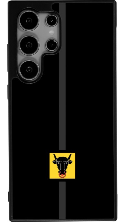 Coque Samsung Galaxy S24 Ultra - Silicone rigide noir Canton UR noir