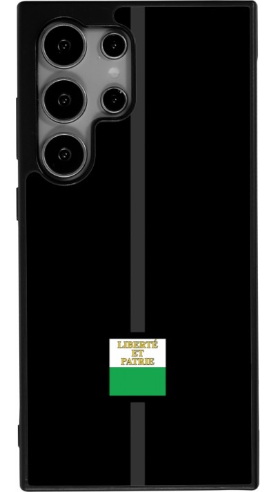 Coque Samsung Galaxy S24 Ultra - Silicone rigide noir Canton VD noir