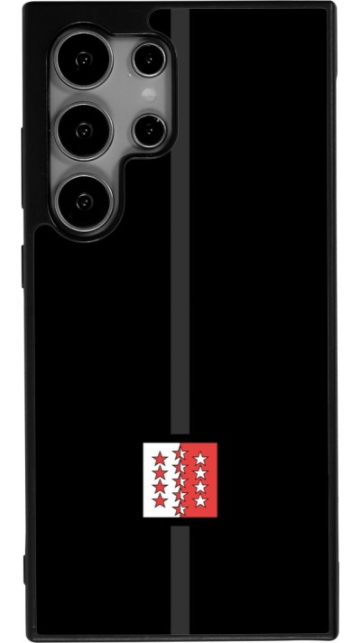 Coque Samsung Galaxy S24 Ultra - Silicone rigide noir Canton VS noir