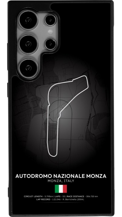 Samsung Galaxy S24 Ultra Case Hülle - Silikon schwarz F1 Track 2025 Italy