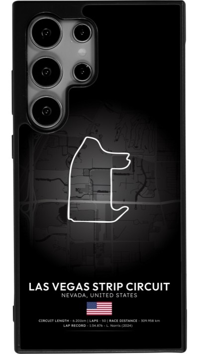Samsung Galaxy S24 Ultra Case Hülle - Silikon schwarz F1 Track 2025 Las Vegas
