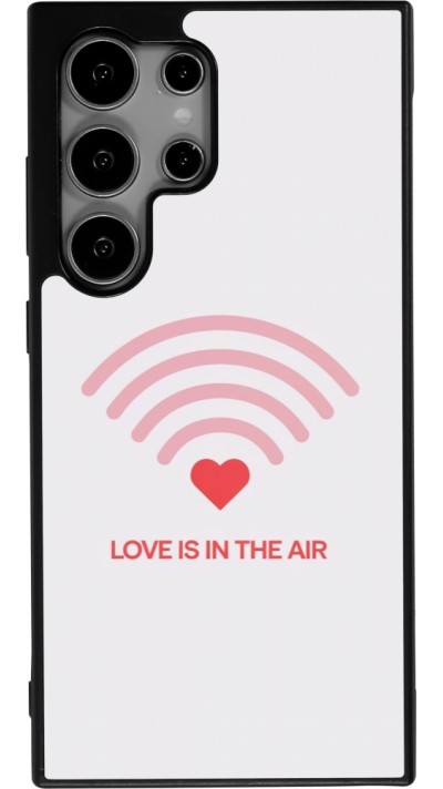 Coque Samsung Galaxy S24 Ultra - Silicone rigide noir Saint Valentines Day 26 Love is in the air