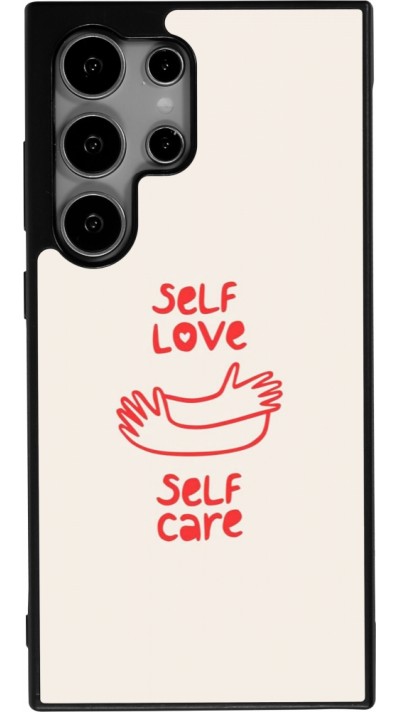 Coque Samsung Galaxy S24 Ultra - Silicone rigide noir Saint Valentines Day 26 Self love self care