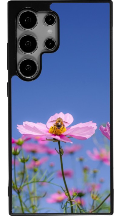Samsung Galaxy S24 Ultra Case Hülle - Silikon schwarz Bee on a flower Spring 2026