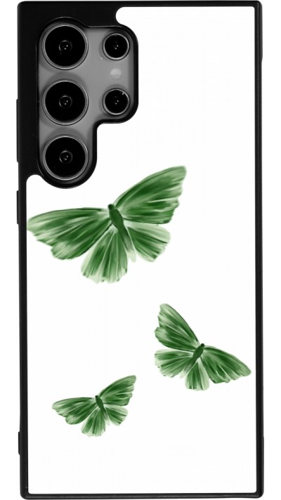 Samsung Galaxy S24 Ultra Case Hülle - Silikon schwarz Butterflies Spring 2026