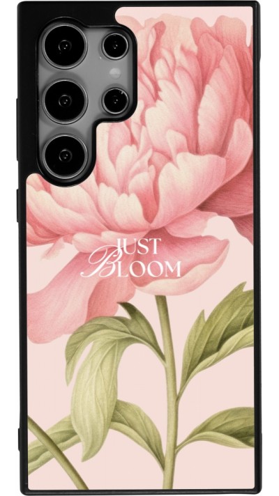 Samsung Galaxy S24 Ultra Case Hülle - Silikon schwarz Just Bloom Spring 2026