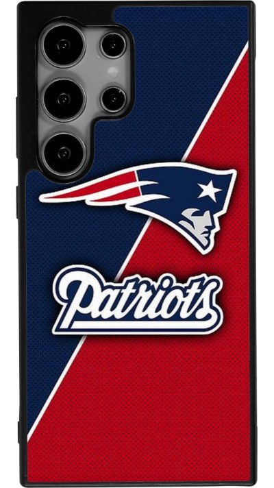 Coque Samsung Galaxy S24 Ultra - Silicone rigide noir Super Bowl 26 Patriots 1