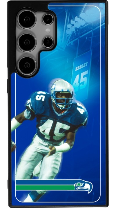 Coque Samsung Galaxy S24 Ultra - Silicone rigide noir Super Bowl 26 Seattle 1