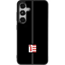 Coque Samsung Galaxy S25 - Silicone rigide noir Canton JU noir