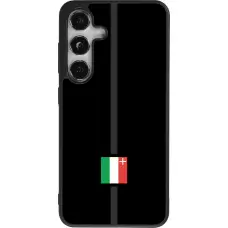 Coque Samsung Galaxy S25 - Silicone rigide noir Canton NE noir
