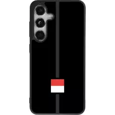 Coque Samsung Galaxy S25 - Silicone rigide noir Canton SO noir