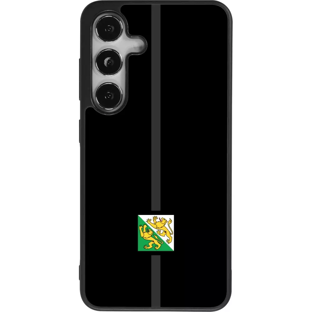 Coque Samsung Galaxy S25 - Silicone rigide noir Canton TG noir