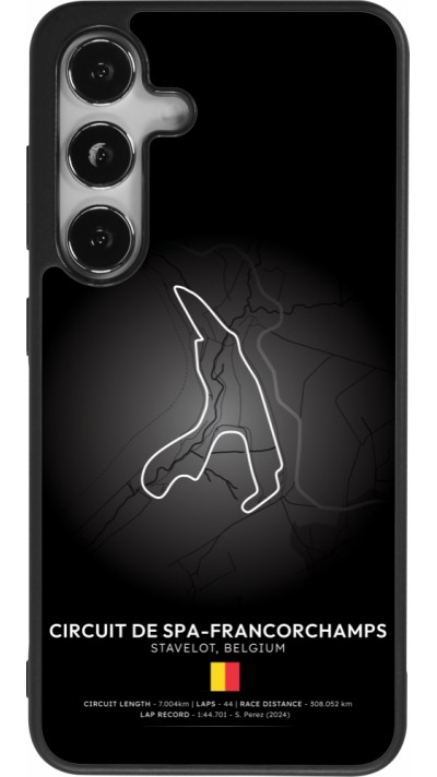 Samsung Galaxy S25 Case Hülle - Silikon schwarz F1 Track 2025 Belgium