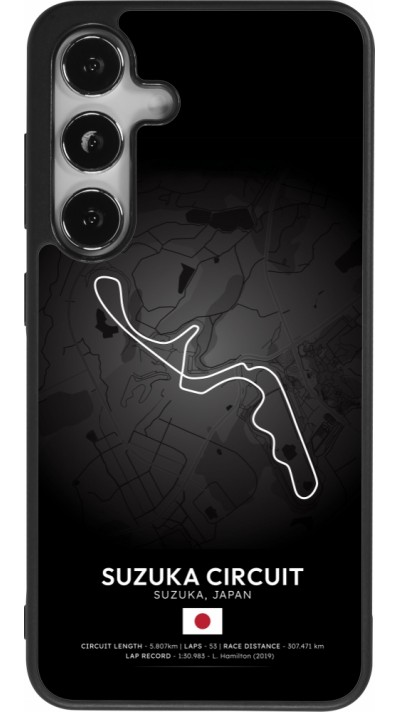 Samsung Galaxy S25 Case Hülle - Silikon schwarz F1 Track 2025 Japan