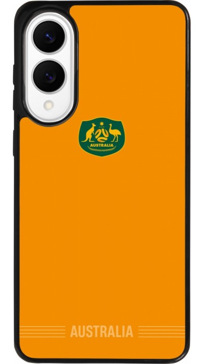 Samsung Galaxy S25 Edge Case Hülle - Silikon schwarz Australien 2026 personalisierbares Fussballtrikot