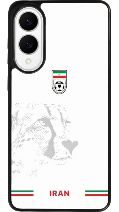 Samsung Galaxy S25 Edge Case Hülle - Silikon schwarz Iran 2026 personalisierbares Fussballtrikot