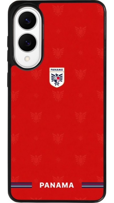 Samsung Galaxy S25 Edge Case Hülle - Silikon schwarz Panama 2026 personalisierbares Fussballtrikot