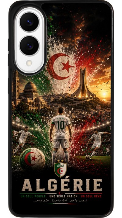 Samsung Galaxy S25 Edge Case Hülle - Silikon schwarz Fussball Algerien splash 2026