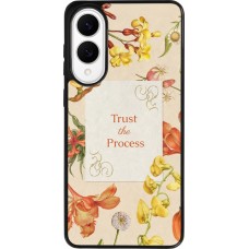 Coque Samsung Galaxy S25 Edge - Silicone rigide noir Trust the process Spring 2026
