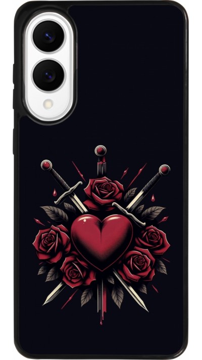 Samsung Galaxy S25 Edge Case Hülle - Silikon schwarz Valentine 2024 gothic love Samsung Galaxy S25 Edge Case Hülle - Silikon schwarz Valentine 2024 gothic love
