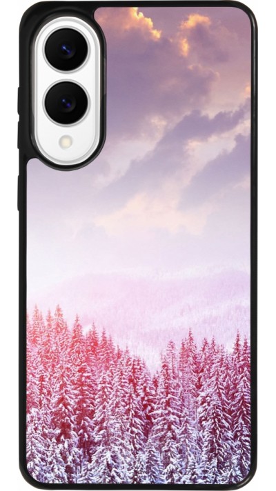 Samsung Galaxy S25 Edge Case Hülle - Silikon schwarz Winter 22 Pink Forest Samsung Galaxy S25 Edge Case Hülle - Silikon schwarz Winter 22 Pink Forest