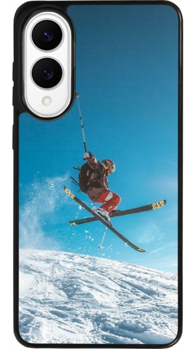 Samsung Galaxy S25 Edge Case Hülle - Silikon schwarz Winter 22 Ski Jump Samsung Galaxy S25 Edge Case Hülle - Silikon schwarz Winter 22 Ski Jump