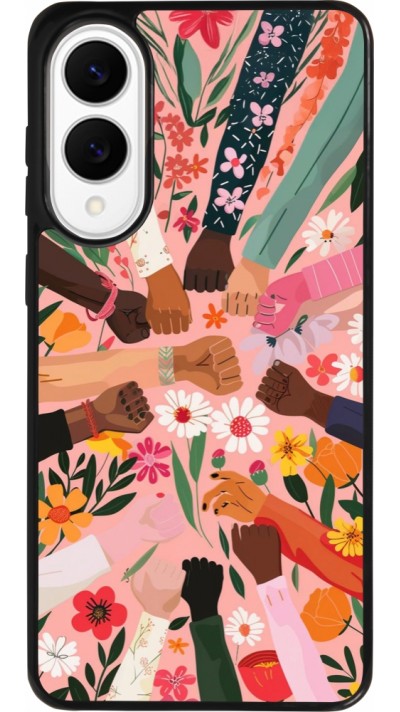 Samsung Galaxy S25 Edge Case Hülle - Silikon schwarz Womens day 2026 8