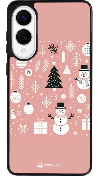 Samsung Galaxy S25 Edge Case Hülle - Silikon schwarz Weihnachten 2024 Rose Schneemann Weihnachten Samsung Galaxy S25 Edge Case Hülle - Silikon schwarz Weihnachten 2024 Rose Schneemann Weihnachten