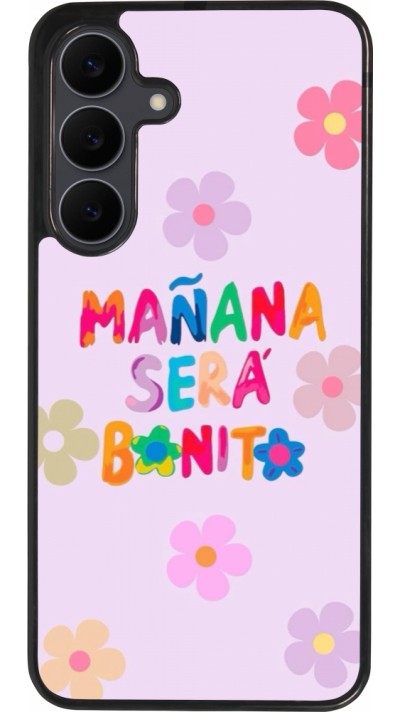 Coque Samsung Galaxy S25 FE - Silicone rigide noir Karol G Manana sera bonito