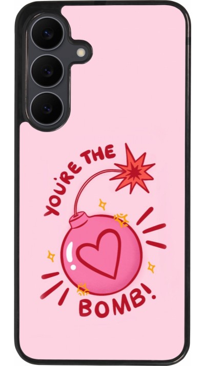 Samsung Galaxy S25 FE Case Hülle - Silikon schwarz Saint Valentines Day 26 You are the bomb
