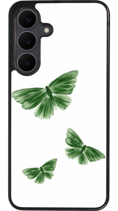 Coque Samsung Galaxy S25 FE - Silicone rigide noir Butterflies Spring 2026