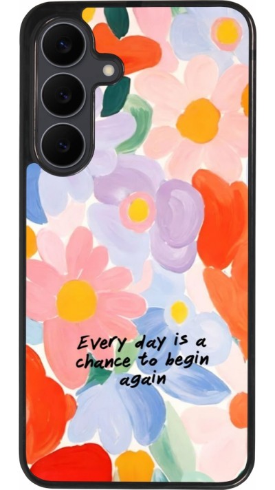 Coque Samsung Galaxy S25 FE - Silicone rigide noir Every day is a chance Spring 2026