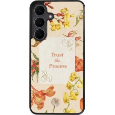 Samsung Galaxy S25 FE Case Hülle - Silikon schwarz Trust the process Spring 2026