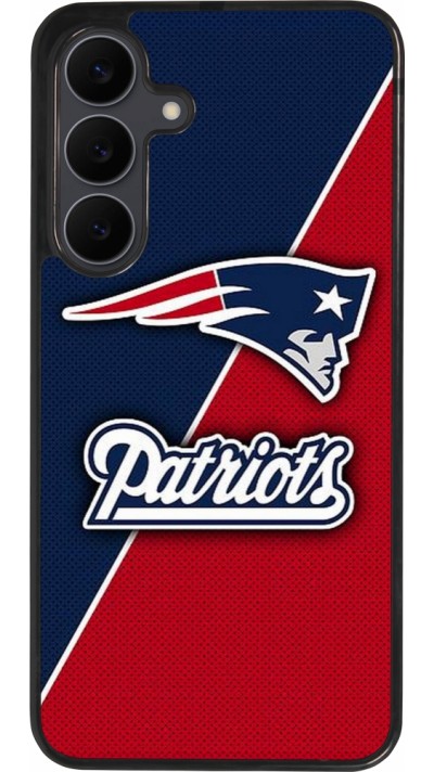 Samsung Galaxy S25 FE Case Hülle - Silikon schwarz Super Bowl 26 Patriots 1