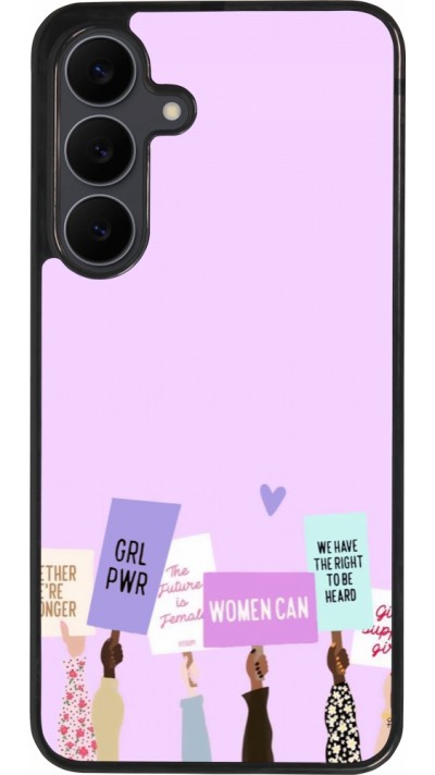 Coque Samsung Galaxy S25 FE - Silicone rigide noir Womens day 2026 9