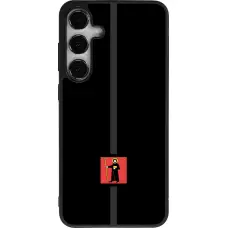 Coque Samsung Galaxy S25+ - Silicone rigide noir Canton GL noir