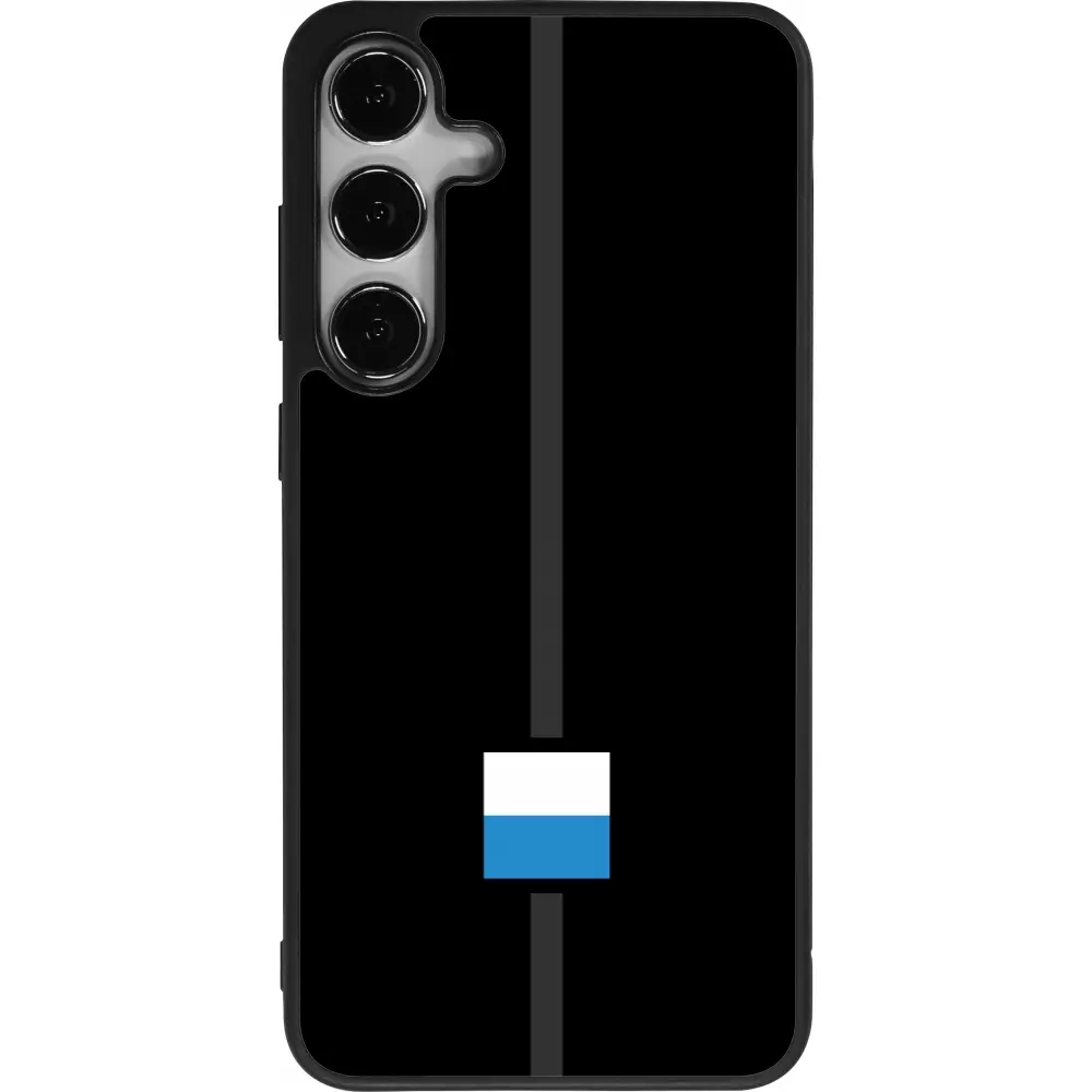 Coque Samsung Galaxy S25+ - Silicone rigide noir Canton LU noir
