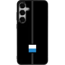 Coque Samsung Galaxy S25+ - Silicone rigide noir Canton LU noir