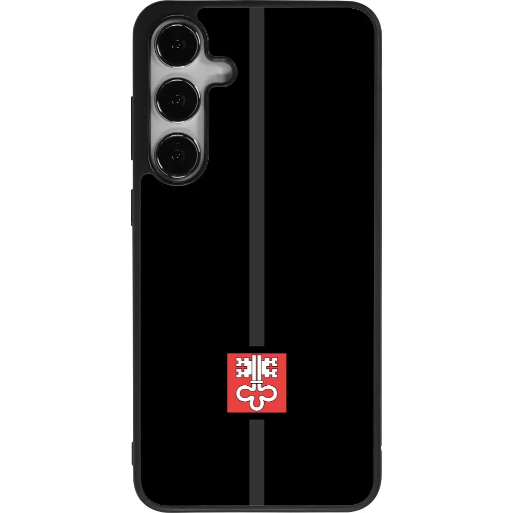 Coque Samsung Galaxy S25+ - Silicone rigide noir Canton NW noir