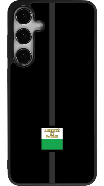 Coque Samsung Galaxy S25+ - Silicone rigide noir Canton VD noir