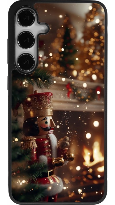 Samsung Galaxy S25+ Case Hülle - Silikon schwarz Christmas 25 Xmas Nutcracker